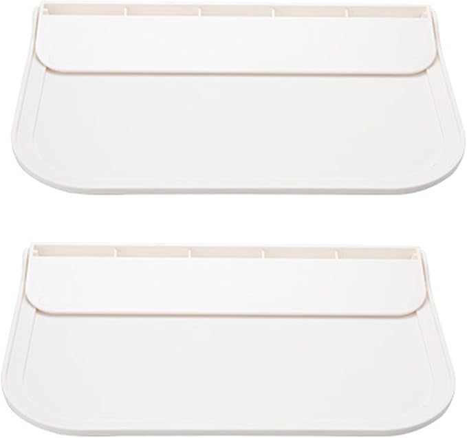 Beaupretty 2pcs Small Foldable Wall-Mounted Storage Shelf Stick on Shelf for Bathroom and Bedroom No Drill Required for Compact Space Organization