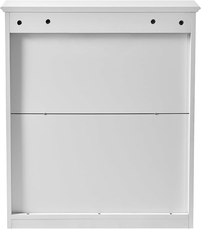 24'' x 27'' Wall Mounted Bathroom Storage Cabinet with Mirror, Medicine Cabinet with Height Adjustable Shelf, Over The Toilet Space