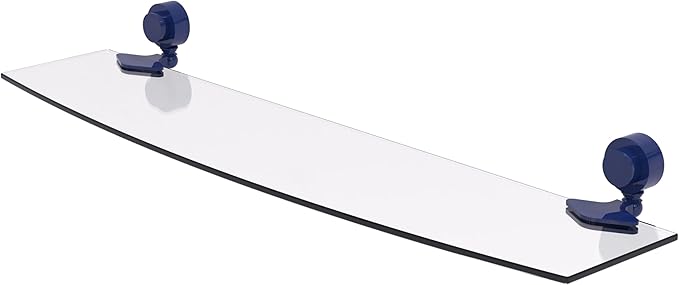 Allied Brass Venus Collection Glass Shelf with Smooth Accents