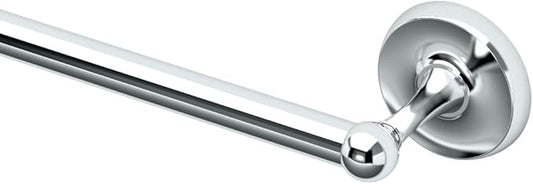 Gatco 5070 Designer II Towel Bar, Wall-Mounted Bathroom Towel Holder, 24" Length Chrome Finish