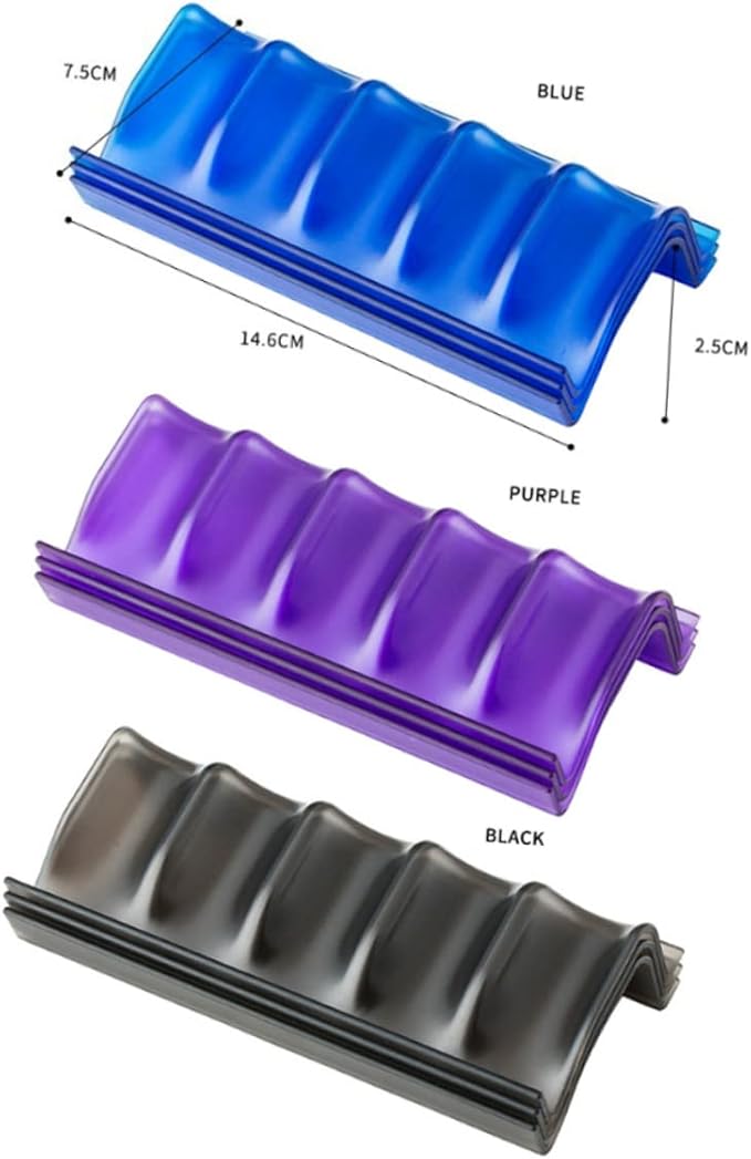 1pc Essential Oil Bottle Storage Rack Slot Foldable Organizer for Home Office Purple for Displaying Organizing Essential Oils Easy Access Label Viewing