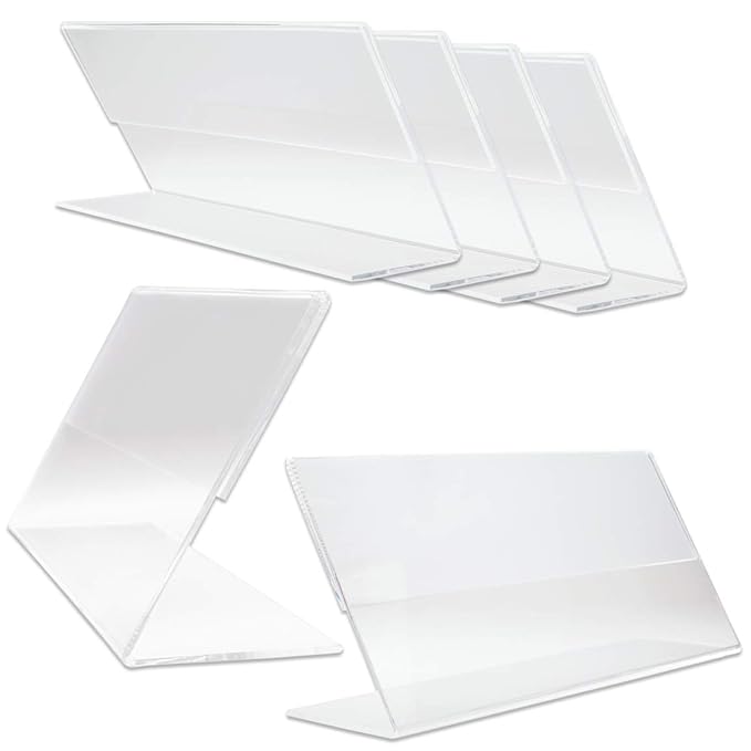 Beauticom Cosmetology/Business Table Top Licensed Holder (Acrylic Made Quality) (Quantity: 6pcs)