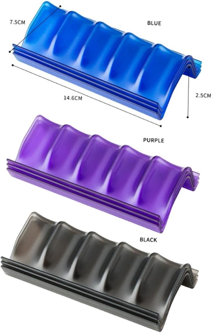 SHINEOFI 3pcs Bottle Storage Rack Foldable Organizer Slots Household Organizer for Desktop and Nightstands