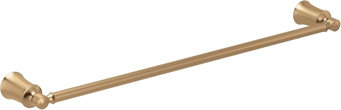 Moen Dartmoor Bronzed Gold 24-Inch Single Bathroom Towel Bar, YB2124BZG