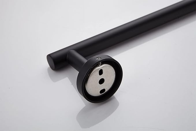 TocTen Bath Towel Bar - Thicken SUS304 Stainless Steel Bathroom Towel Holder, Towel Rod for Bathroom Heavy Duty Wall Mounted Towel Rack Hanger (36IN, Matte Black)