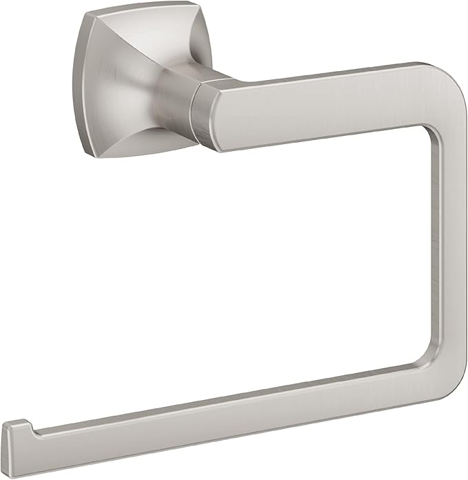 Pfister Vaneri 3-Piece Bathroom Hardware Set with Towel Bar, Towel Ring, and Toilet Paper Holder, Wall-Mounted, Spot Defense Brushed Nickel Finish, BTBVRI3GS
