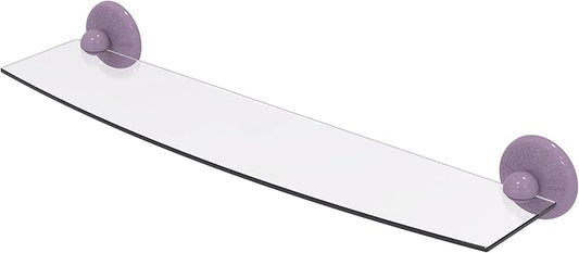 Allied Brass PMC-33/24-LVN Prestige Monte Carlo Collection 24 Inch Glass Shelf, Lavender