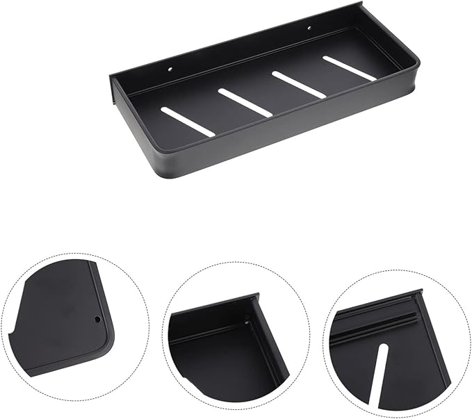 Cabilock Bathroom Storage Rack Toilet Shelf Wall Hanging Corner Shelves Easy Install Space