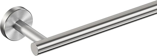 FORIOUS Towel Bar Wall Mounted, Stainless Steel Towel Racks for Bathroom, Includes Wall Mounting Hardware (Stainless Steel, 23 Inch)