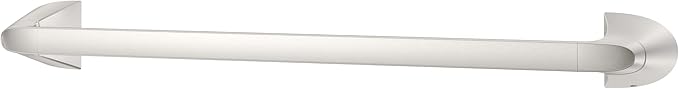Pfister Karci Bath Towel Bar for Bathroom, 18-Inch, Wall-Mounted, Screw-In, Spot Defense Brushed Nickel Finish, BTBKA1GS