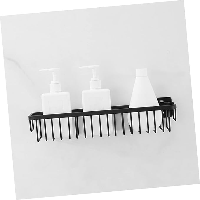 GLEAVI Punch Toilet Storage Rack Bathroom Shelf Wall Mounted Organizer for Toothbrushes Cups and Toiletries Easy Installation