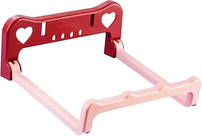 2PCS Washbasin Rack, Foldable Washbasin Storage Rack Wall Mounted Hanging Shelf for Bathroom Kitchen (Pink)
