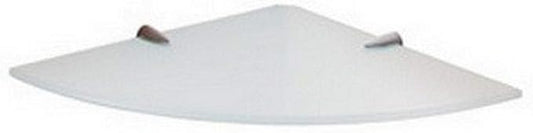 Gedy 2119-24 Corner Ultralight Glass Shelf, Chrome, 18.5 lb
