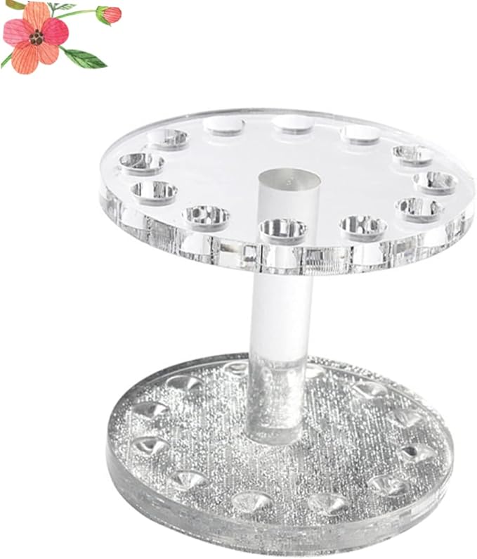 Makeup Brush Holders for Vanity Para U??as Acrilicas Pen Display Stand 1pc Manicure Pen Holder Nail Brush Holder Organizer Eyebrow Pen Stand Nail Art Penholder Bracket Gel