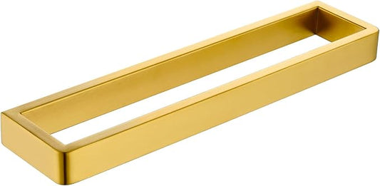 Angle Simple Bathroom Towel Holder, SUS 304 Stainless Steel Hand Towel Holder Rack, Shower Hanger Wall Mounted 11.73", Brushed Dark Gold
