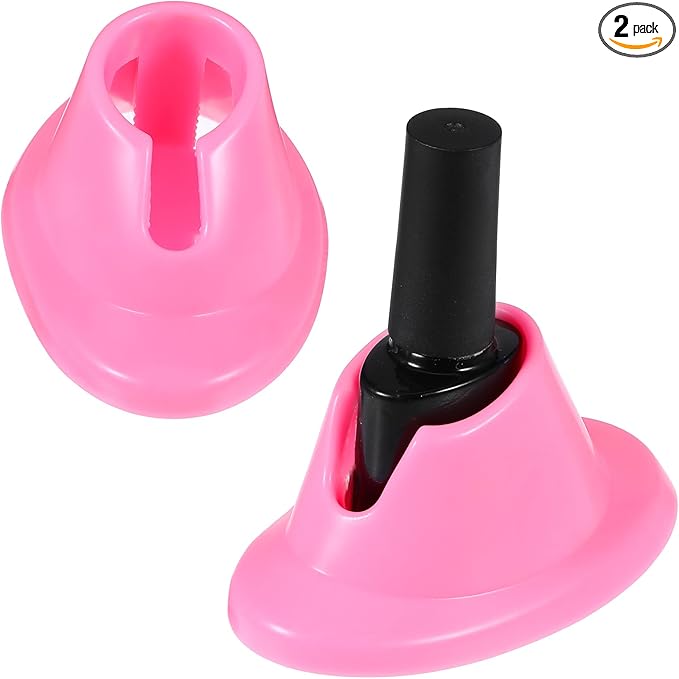 YUXIANLB Soft Rubber Nail Polish Bottle Holder Spill-Proof Bottle Stand Anti-Spill Storage Rack Display Stand Manicure DisplaysTools Nail Art Supplies for Nails Salon Foot and Hand Care Display Art To