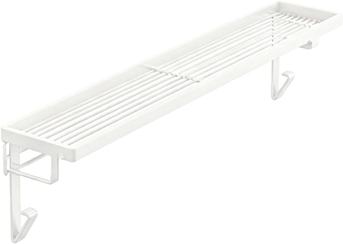Radiator Cover Shelf - Iron Storage Rack No Drilling, Heat-Resistant Radiator Top Cover for Hotel Dorm Apartment Bedroom Living Room Bathroom Kitchen, Multifunctional Storage and Decorative Shelf for