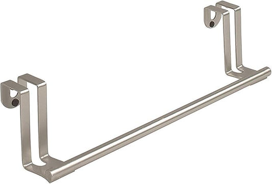 Spectrum Diversified 76471 Over-The-Door Towel Holder, Brushed Nickel