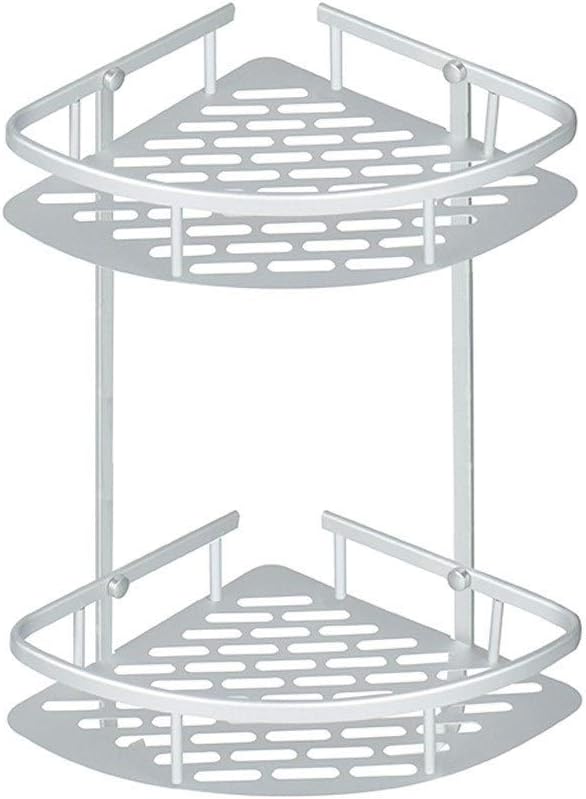AGYH Bathroom Storage Rack Space Aluminum Triangle Wall Hanging Punch-Free Rack