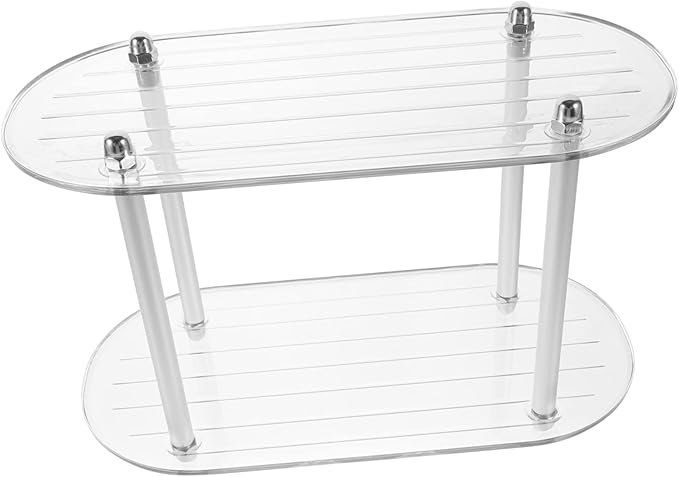 Detachable Rack for Desktop Simple Style Organizer for Toiletries Cosmetics and Home Supplies Space-Saving Display Shelf for Bathroom and Bedroom