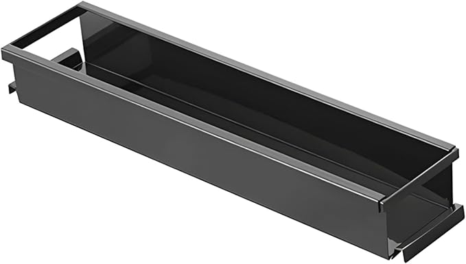 Multifunction Bathroom Shelf Extendable Design Carbon Steel Build Simple Installation Brackets Ideal for Kitchen Storage Retractable Shelf
