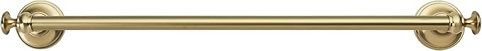 khtumeware 1 Pack Champagne Bronze Towel Bar 18 Inch Towel Rack for Bathroom Wall Mounted Thicken Steel Towel Rod Modern Home Decor