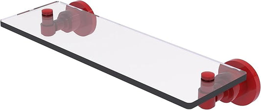 Allied Brass Washington Square Collection Glass Vanity Shelf with Beveled Edges