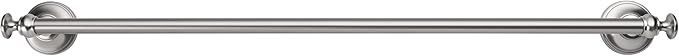 khtumeware 1 Pack Brushed Nickel Towel Bar 24 Inch Towel Rack for Bathroom Wall Mounted Thicken Steel Towel Rod Modern Home Decor