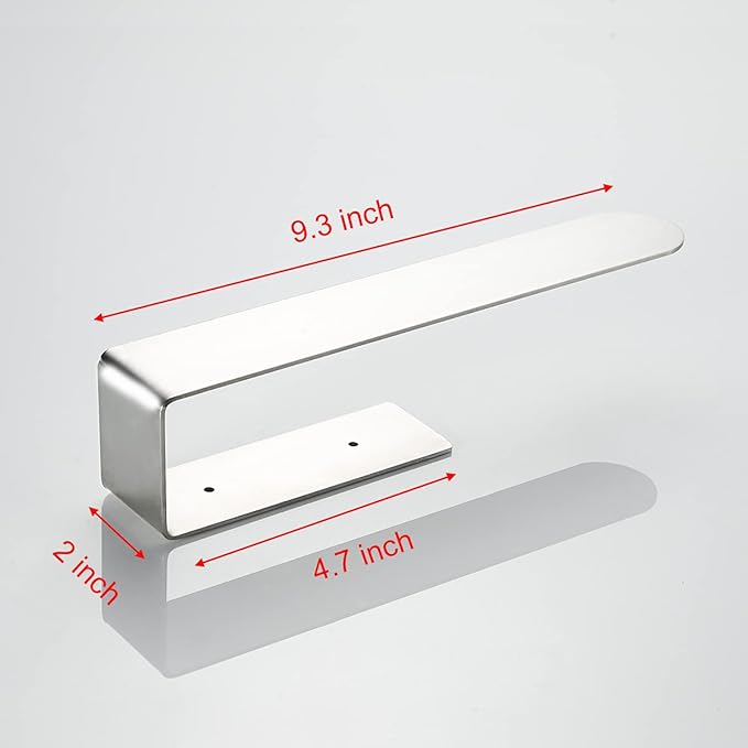Hand Towel Holder Hand Towel Ring Towel Bar for Bathroom Kitchen Self Adhesive,Stainless Steel Brushed.Pack of 2