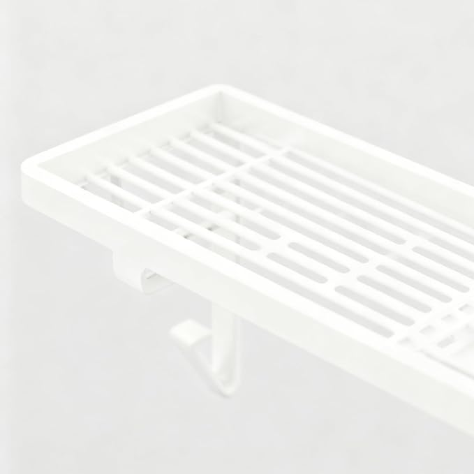 Radiator Cover Shelf - Iron Storage Rack No Drilling, Heat-Resistant Radiator Top Cover for Hotel Dorm Apartment Bedroom Living Room Bathroom Kitchen, Multifunctional Storage and Decorative Shelf for