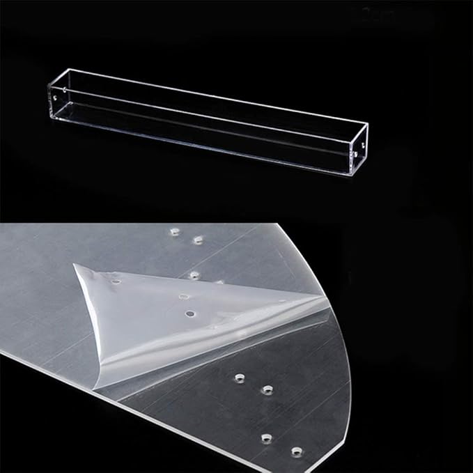 1 Pcs Multi-Layer Removable Nail Polish Shelf Acrylic Clear Cosmetics Multi-Functional Display Stand Rack Holder for Women (3 Layers)