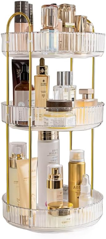 Makeup and Jewelry Organizer. Rotating. Three levels.