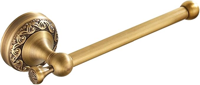 Wall Mounted Bathroom Toilet Paper Holder,Roll Tissue Holder Antique Brass Pattern Carving,Brushed Bronze