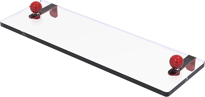 Allied Brass Prestige Regal Collection Glass Vanity Shelf with Beveled Edges