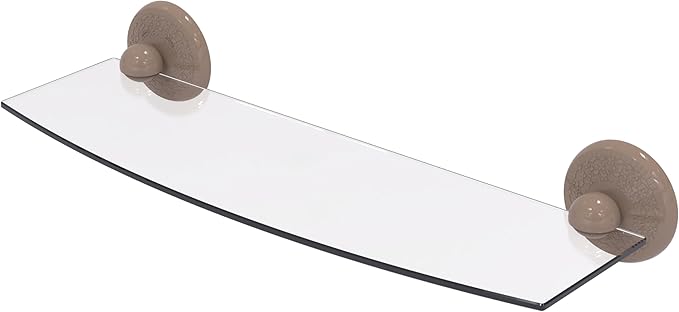 Allied Brass PMC-33/18-SHB Prestige Monte Carlo Collection 18 Inch Glass Shelf, Shaded Beige