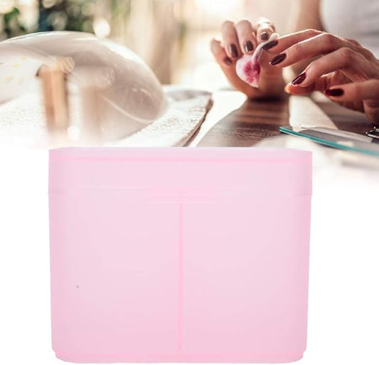 ZJchao 2 Grids Nail Art Storage Box, Nail Nail Supply Holder Nail Polish Remover Pen For Acrylic Powders & Liquids False-Nail-Acrylic-Powders-And-Liquids Container Case()