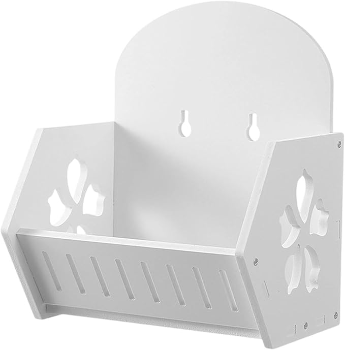 Wall Mounted Bathroom Shelf Makeup Container Storage Bin Kitchen Spice Shelf for Bedroom , single layer