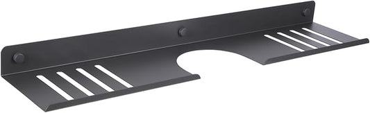SHOWERORO Bathroom Sink Top Organizer Wall-Mounted Shelf for Bathroom Kitchen No Drill Installation Ample Storage Space for Toiletries and Grooming Products Shaped Design