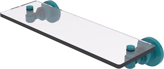 Allied Brass Washington Square Collection Glass Vanity Shelf with Beveled Edges