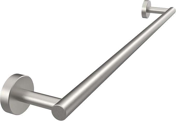 RARXTR 18 Inches Brushed Grey Towel Bar for Bathroom Kitchen Hand Towel Holder Dish Cloths Hanger SUS304 Stainless Steel RUSTPROOF Wall Mount (Brushed Grey 18-inch Center to Center)