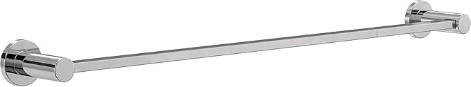 Franklin Brass Kildare (1-Pack) 18'' Towel Rack w/ 6" Extender for Bathroom Polished Chrome Towel Bar for Bathroom Wall Mounted Towel Holder Rod KLD26-PC