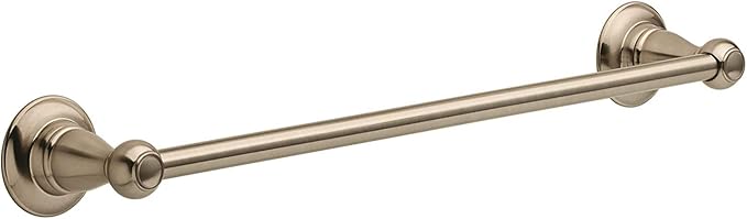 Delta Faucet Porter 18 inch Towel Bar, SpotShield Brushed Nickel , Bathroom Accessories, PTR18-BN