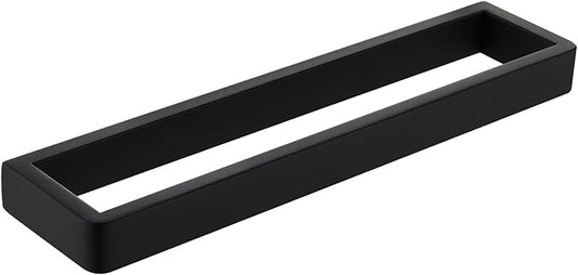 Angle Simple Hand Towel Holder for Bathroom, SUS 304 Stainless Steel Kitchen Towel Rack Hanger Wall Mounted 11.73" Matte Black