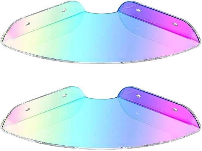 Iridescent Acrylic Corner Shelves Set of 2 for Wall Mounted Storage and Space Saving in Bathroom Kitchen Bedroom Office (colorful)
