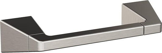 Amerock BH36001G10 | Brushed Nickel Pivoting Double Post Toilet Paper Holder | 9-5/16 in. (237 mm) Toilet Tissue Holder | Blackrock | Bath Tissue Holder | Bathroom Hardware | Bath Accessories