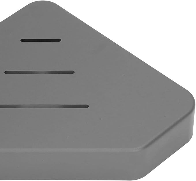 Rustproof Space Aluminum Corner Shelf - Sturdy Floating Shelf for Bathroom, Kitchen, Living Room, and Balcony with Easy Installation