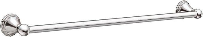 Moen DN8418CH Preston Collection 18-Inch Single Bar Bathroom Towel Bar, Chrome (Pack of 2)