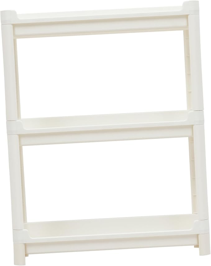 ABOOFAN Bathroom Storage Rack Corner Rack Floor Compact -Friendly Plastic Non-Slip Feet