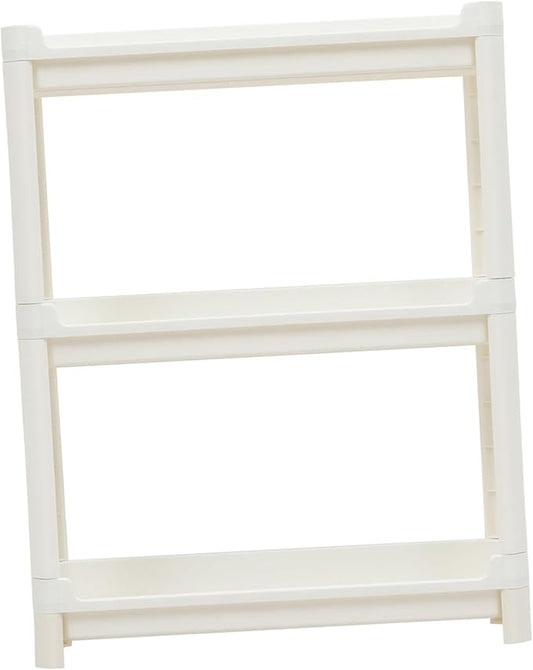 ABOOFAN Bathroom Storage Rack Corner Rack Floor Compact -Friendly Plastic Non-Slip Feet