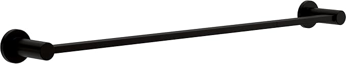 Franklin Brass Kildare (1-Pack) 18'' Towel Rack w/ 6" Extender for Bathroom Matte Black Towel Bar for Bathroom Wall Mounted Towel Holder Rod KLD26-MB